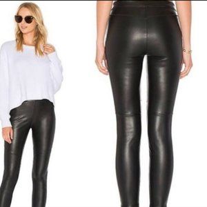 Free People vegan leather leggings